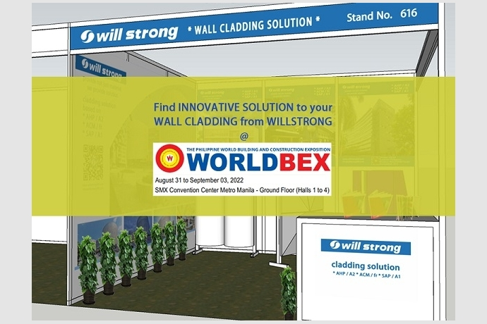 WILLSTRONG exhibit innovative facade solutions at WORLDBEX in Philippine