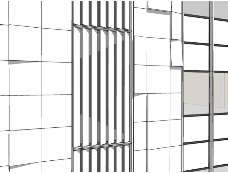 Façade Cladding Design for Shading — 2nd  Variation