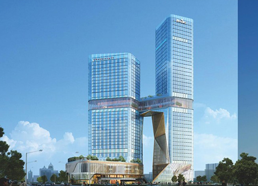 Xi'an Maco commercial center/Architectural art aluminum