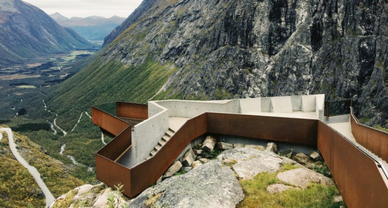 Corten steel honeycomb panel