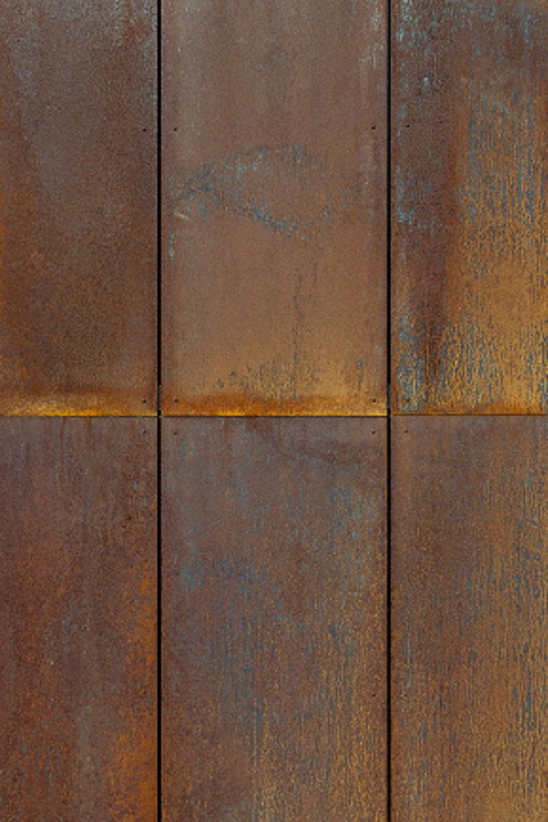 Corten steel honeycomb panel