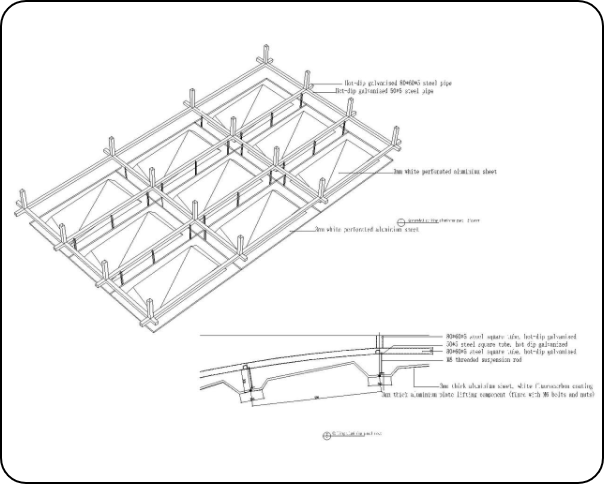 Vision to DrawingsOur technical drawings provide a precise geometric roadmap, detailing the exact structural specifications for sharp, crack-free edges.